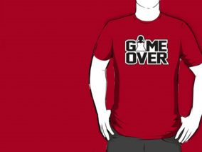 Bachelor Party T-shirt - Game over