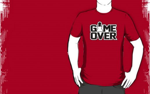 Bachelor Party T-shirt - Game over